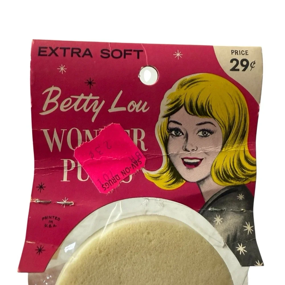 Rare Vintage 1940s–60s Makeup Lot | Puffs Sponges Applicators | Beauty Collector